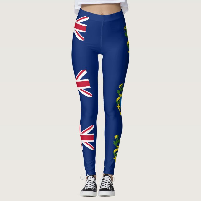 Legging Sinalizador das Ilhas Pitcairn (Frente)