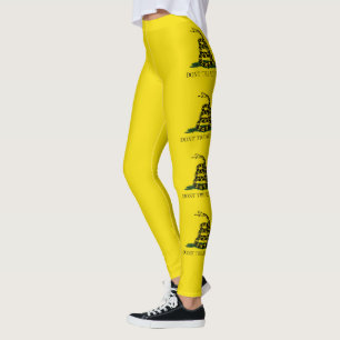 Legging Sinalizador de Gadsden (Não Passe em Mim) (Sinaliz