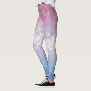 Legging Sinalizador de Orgulho Bigender Encêntrico da Cama