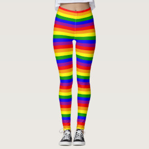 Legging Sinalizador de Orgulho Cores LGBTQ+ Arco-Íris