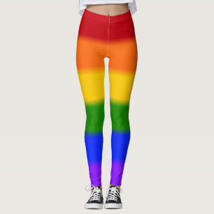 Legging Sinalizador de Orgulho gay do Rainbow