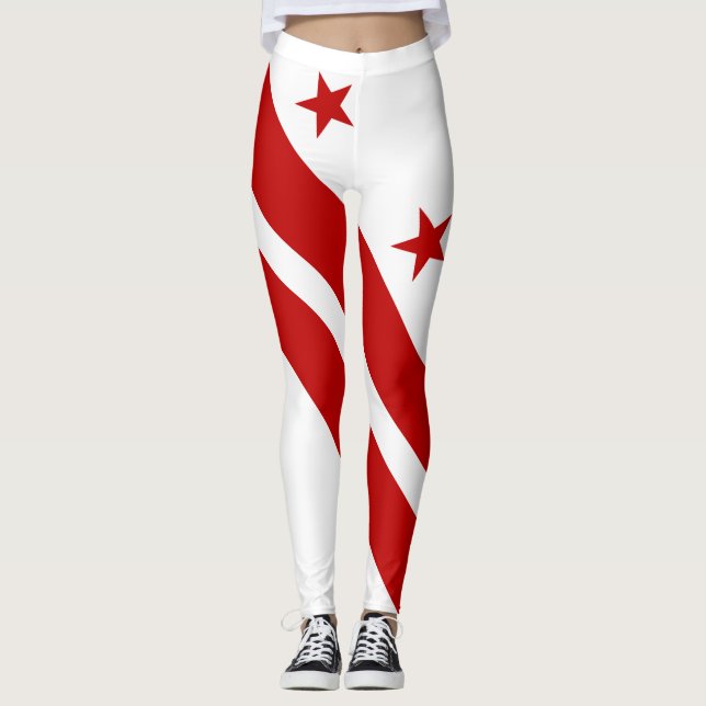 Legging Sinalizador do Estado Washington DC (Frente)