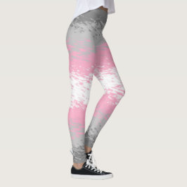 Legging Sinalizador do Orgulho Demigirl abstrato