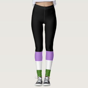 Legging Sinalizador do Orgulho do Genderqueer