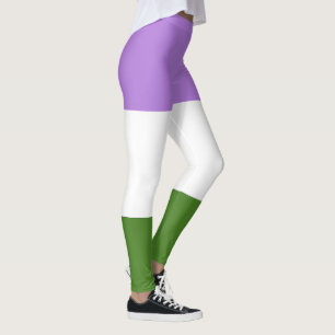 Legging Sinalizador do Orgulho do Genderqueer LGBTQ