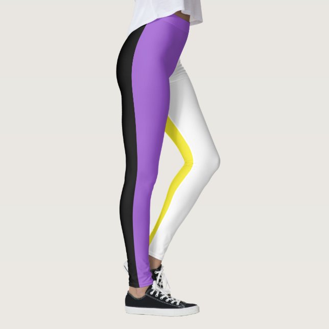 Legging Sinalizador do Orgulho Não Binário (Direita)