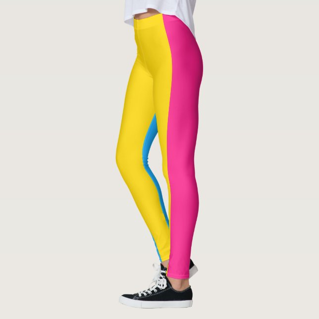 Legging Sinalizador do Orgulho Pansexual (Esquerda)