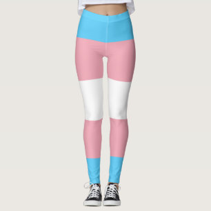 Legging Sinalizador do Orgulho Transgênero - Arco-Íris LGB