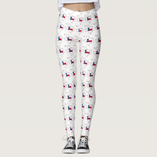 Legging Sinalizador e Mapa do Texas
