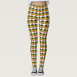 Legging Sinalizador Italiano Rainbow Seven Layer Tricolor 