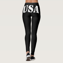 Legging Sinalizador norte-americano Sinalizador esmaecido 