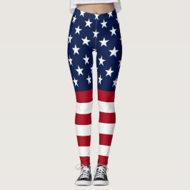 Legging Sinalizador Star Spangled EUA