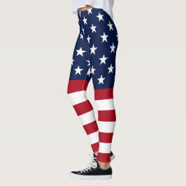 Legging Sinalizador Star Spangled EUA