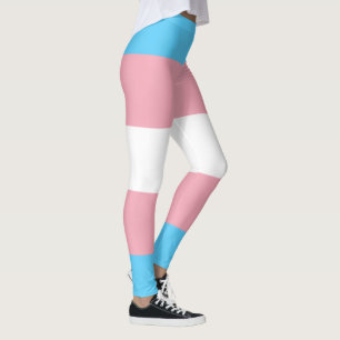 Legging Sinalizador Trans Pride (Orgulho Transgênero)