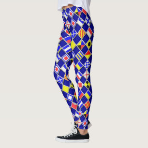 Legging Sinalizadores de Sinal Náutico Decorrem
