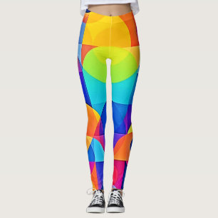Legging Sinfonia Geométrica de Cores