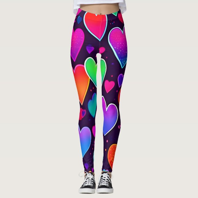 Legging Sinfonia Neon Heart (Frente)