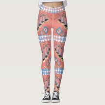 Sinos e peões de flores em fundo rosa