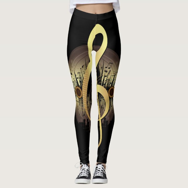 Legging Sintonia Deliciosa - Dourada (Frente)