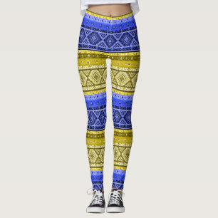 Legging Sistema geométrico abstrato moderno de decoração