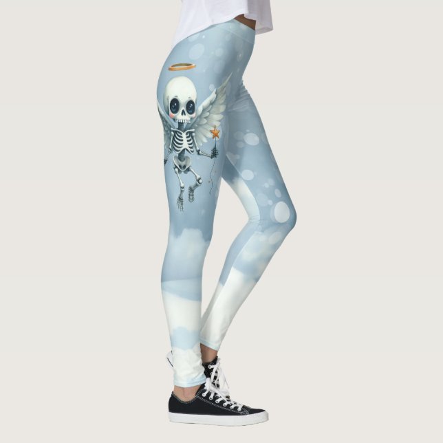 Legging Skeleton Angel – The Sweet Side of the Afterlife.  (Direita)
