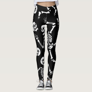 Legging Skeleton Dance Party