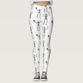 Legging Skeletons De Halloween, Truque Ou Tratar, Boo