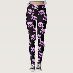 Legging Skulls Rosa Girly
