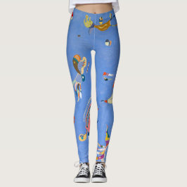 Legging Sky Blue | Formulários Biomorfos | Kandinsky |