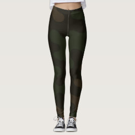Legging Sleek Camo Deep Black Dark Charcarbont Moderno