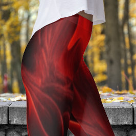 Legging Sleek Molten Lava Impressão
