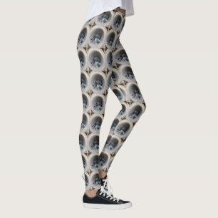 Legging Sleepy Kitty Cat por Shirley Taylor