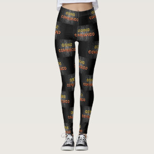 Legging SlipperyJoe's indo energia de bar de mergulho sem