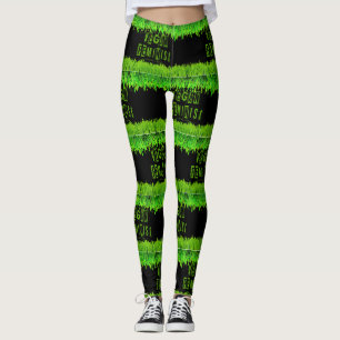 Legging SlipperyJoe's vegan feminista chamativa br