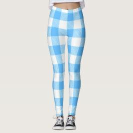 Legging Slow-Living Summer Sky Plaid