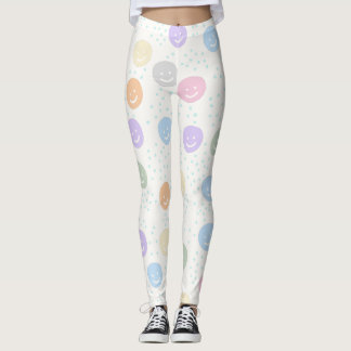 Legging Smiley Muster