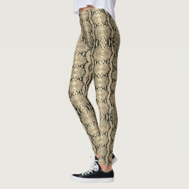 Legging Snakeskin, Dourado exótico