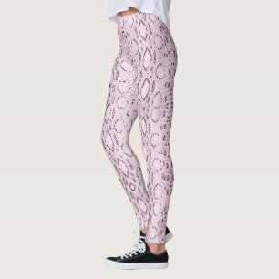 Legging Snakeskin Rosa Exótico
