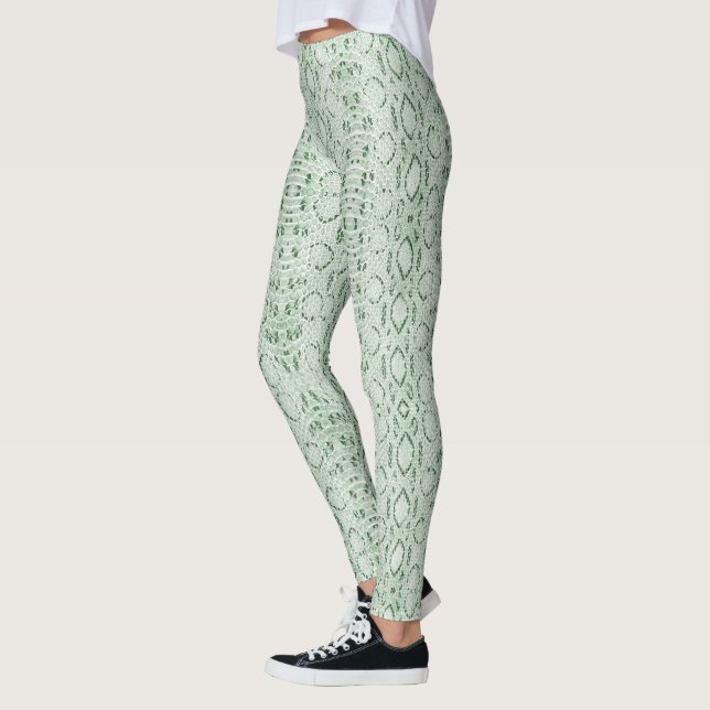 Legging Snakeskin Verde (Esquerda)