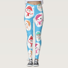 Legging Snowball e Snowman Blue