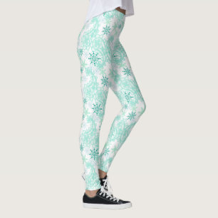 Legging Snowflake Paisley
