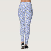 Snowmen Cute Pastel Blue Patterado