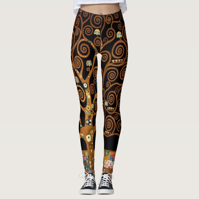 Legging Sob a Árvore da Vida, Gustav Klimt, (Frente)