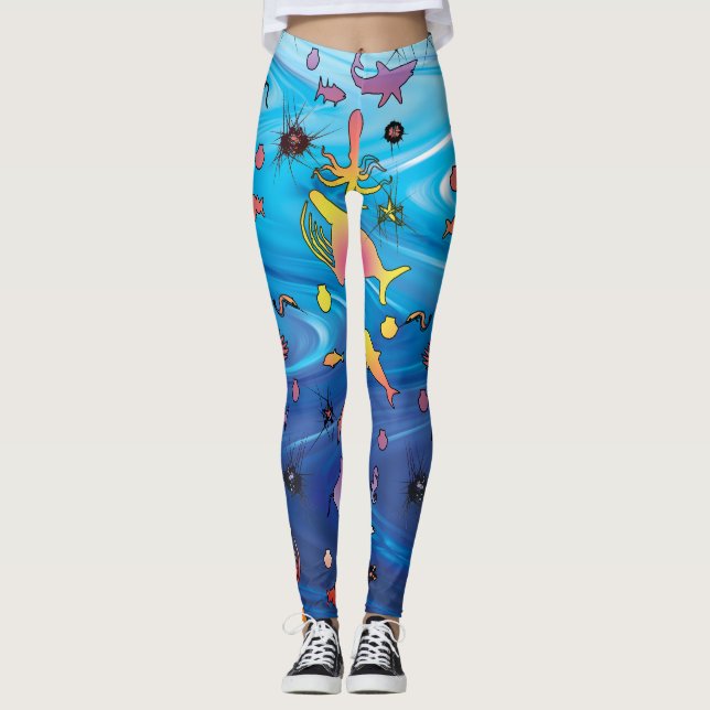 Legging Sob o mar (Frente)