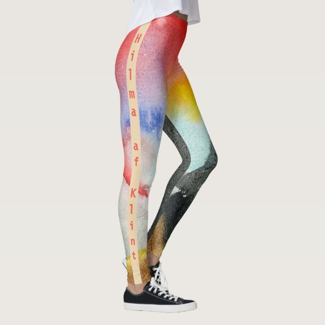 Legging Sobre a Visão das Flores e Árvores, 1922 por Hilma (Direita)