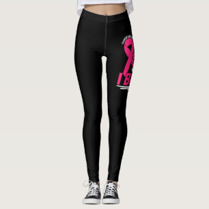 Legging sobrevivente de câncer Faith Amigos Família Rosa E