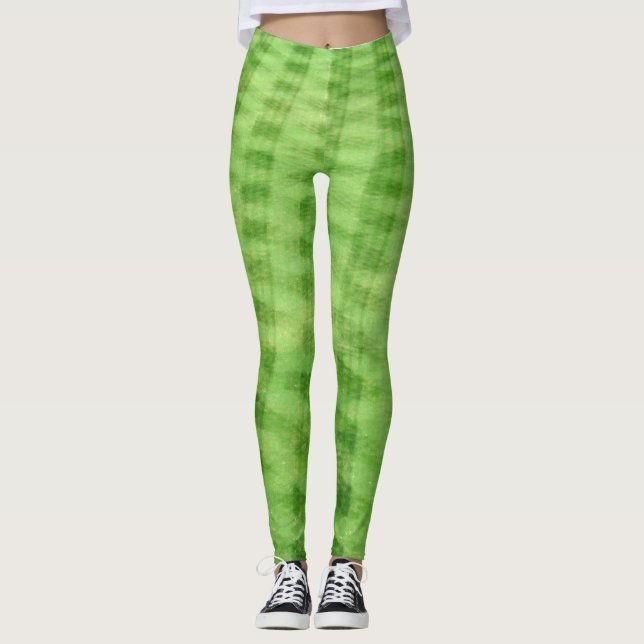 Legging "Soccer Field Pattern Sports Décor" (Frente)