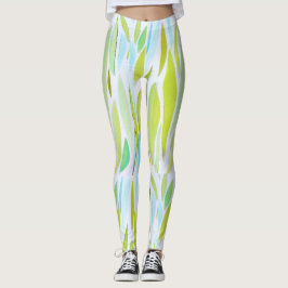 Legging Solha de Maçã com Pernas de Impressão