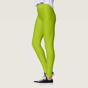 Legging Solid Bud Green Decor on