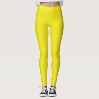 Legging Solid pineapple bright yellow